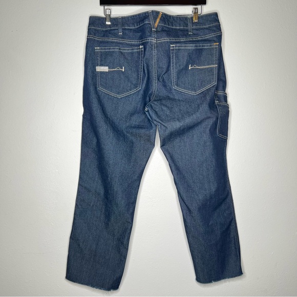 Ariat Womens Rebar Mid Rise Straight Denim Jeans Size 34 R Western Ranch Work - Picture 2 of 12